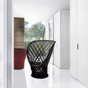 Butaca Pavo Real de Driade. Diseño contemporáneo. Muebles de interiores.