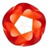 Lámpara suspensión Swirl de Luzifer. Posee forma de remolino, lograda retorciendo una pantalla de madera.