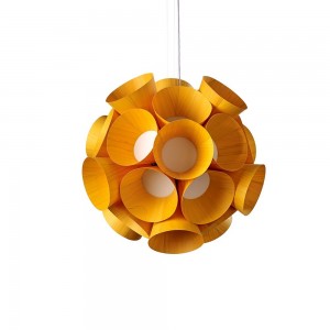 Lámpara suspensión Dandelion de LZF. Lámparas moderna en forma de flor.