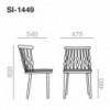 Silla Nub Andreu World. Diseño elegante en madera para interiores.