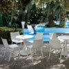 Silla Bo apilable de Driade. Variedad de muebles para interior y exterior.