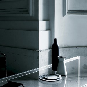 Mesa Oscar de Glas Italia. Mesas cristal.