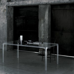 Mesa Oscar de Glas Italia. Mesas cristal.