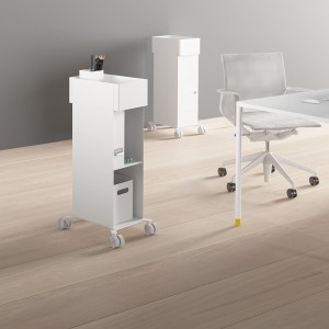 Mueble auxiliar Hold daily de Systemtronic. Muebles oficina diseño.