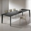Mesa Cruz Extensible Melamina de Bontempi. Muebles modernos italianos. Mesas modernas.