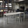 Mesa Dublino Cristal de Bontempi. Mesas extensibles modernas de diseño.