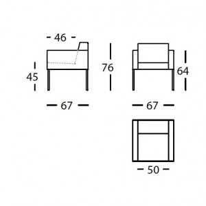 Butaca Ártica de Sancal. Muebles modernos.