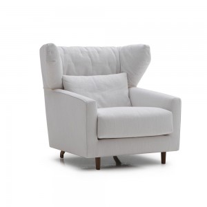 Sillón orejero Folk elegante de Sancal. Butaca diseño.