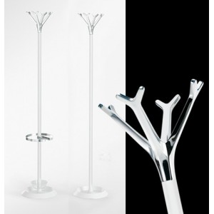 Perchero suelo Battista de Caimi. Muebles oficina diseño.