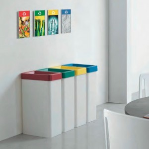 Papelera reciclaje Maxi de Caimi. Muebles modernos.