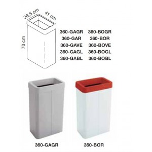 Papelera reciclaje Maxi de Caimi. Muebles modernos.
