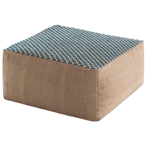Puf Raw Small Blue de GAN. Alfombras modernas.