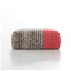 Puf Mangas Square Plait Coral de GAN. Alfombras modernas. Puf modulares.