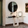 Cónsola Diapason de Cattelan Italia. Consola de diseño moderno en mármol.