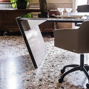 Escritorio Vega de Cattelan Italia. Escritorio moderno italiano para salón.