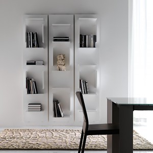 Estantería Fifty de Cattelan Italia. Estantería modular lacada. Estantería moderna.