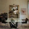 Mesa Skorpio de Cattelan Italia. Muebles modernos italianos. Mesas de cristal.