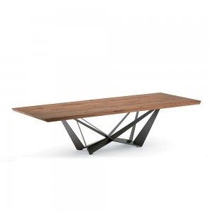 Mesa Skorpio Wood de Cattelan Italia. Muebles modernos italianos.