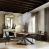 Mesa Spyder wood de Cattelan Italia. Muebles modernos italianos. Mesas de comedor.