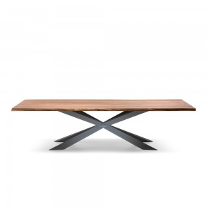 Mesa Spyder wood de Cattelan Italia. Muebles modernos italianos. Mesas de comedor.