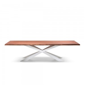 Mesa Spyder wood de Cattelan Italia. Muebles modernos italianos. Mesas de comedor.