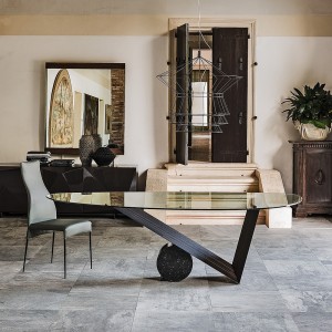 Mesa Valentino de Cattelan Italia. Muebles modernos italianos. Mesas modernas.