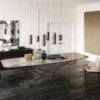 Mesa Gordon Keramik de Cattelan Italia. Mesa de comedor de diseño italiano.