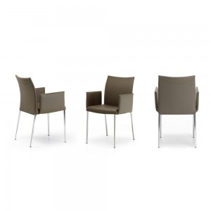 Silla Anna con brazos de Cattelan. Sillas con brazos. Sillas para comedor.