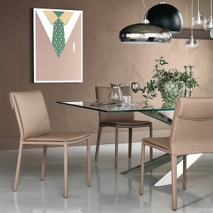 Silla Isabel Italia de Cattelan. Sillas tapizada. Sillas para comedor.