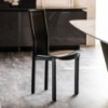 Silla Lara de Cattelan Italia. Sillas tapizada en cuero. Sillas de diseño.