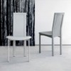 Silla Lara de Cattelan Italia. Sillas tapizada en cuero. Sillas de diseño.