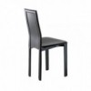 Silla Lara de Cattelan Italia. Sillas tapizada en cuero. Sillas de diseño.