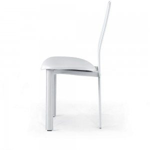 Silla Lara de Cattelan Italia. Sillas tapizada en cuero. Sillas de diseño.