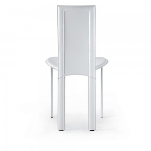 Silla Lara de Cattelan Italia. Sillas tapizada en cuero. Sillas de diseño.