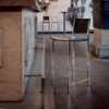 Taburete Alessio de Cattelan Italia. Muebles modernos italianos. Taburetes cuero.