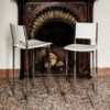 Taburete Alessio de Cattelan Italia. Muebles modernos italianos. Taburetes cuero.