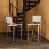 Taburete Alessio de Cattelan Italia. Muebles modernos italianos. Taburetes cuero.