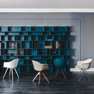 Sillón Indy de Cattelan Italia. Butacas de diseño fijas o giratorias.