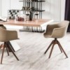 Sillón Indy de Cattelan Italia. Butacas de diseño fijas o giratorias.