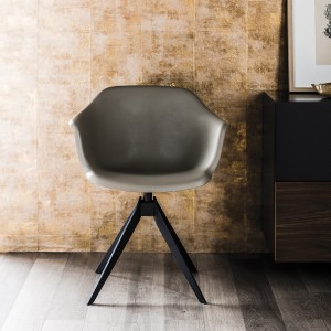 Sillón Indy de Cattelan Italia. Butacas de diseño fijas o giratorias.