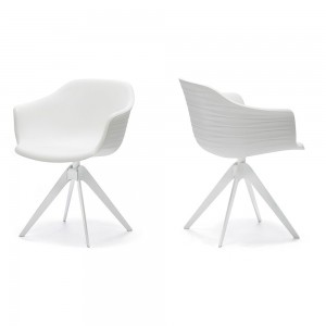 Sillón Indy de Cattelan Italia. Butacas de diseño fijas o giratorias.