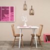 Mesa Ironica cuadrada de Ton. Mesas cuadradas de diseño. Mesas de madera.