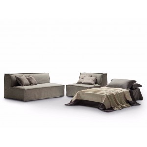 Sofá cama matrimonio Tommy de Milano bedding. Sofás cama modernos.
