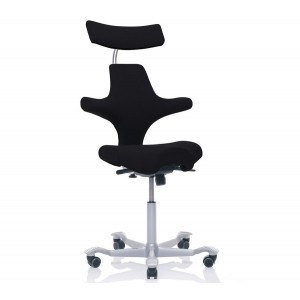 Silla HAG Capisco 8107 con cabezal de Hag. Sillas de oficina modernas.