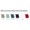 Silla Conventio Wing 9822 de Hag. Sillas de oficina. Sillas modernas con ruedas.