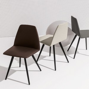 Silla cone shaped tapizada de Discipline. Sillas de diseño.