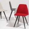 Silla cone shaped tapizada de Discipline. Sillas de diseño.
