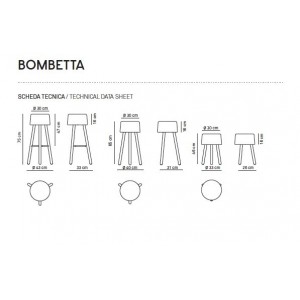 Bombetta de Discipline. Taburetes de diseño.