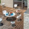 Macetero Re-trouvé perfecto para ambientes exteriores de Emu.