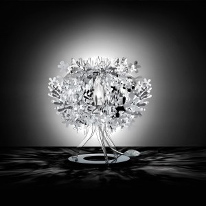 Lámpara sobremesa Fiorellina Slamp. Moderno diseño que otorga elegancia.